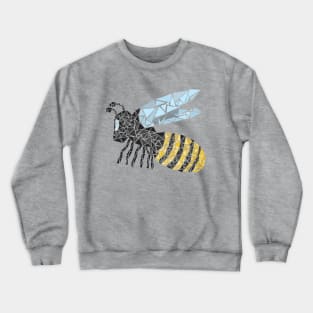 Geometric Bee Crewneck Sweatshirt